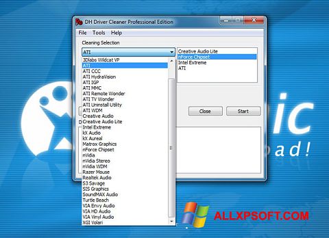Снимак заслона Driver Cleaner Windows XP