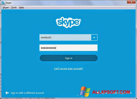 Снимак заслона Skype Setup Full Windows XP
