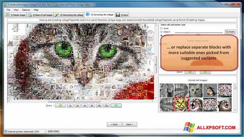 Снимак заслона Photo Collage Maker Windows XP