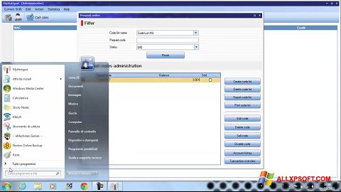 Снимак заслона MyHotspot Windows XP