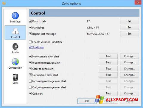 Снимак заслона Zello Windows XP