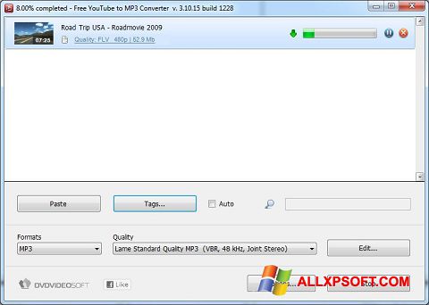 Снимак заслона Free YouTube to MP3 Converter Windows XP