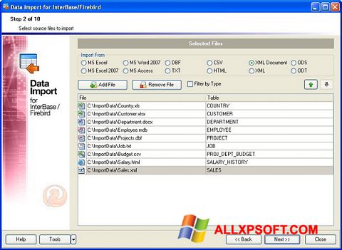 Снимак заслона Firebird Windows XP