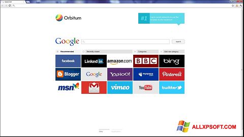 Снимак заслона Orbitum Windows XP