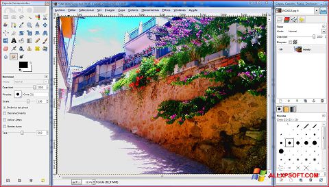 Снимак заслона GIMP Windows XP