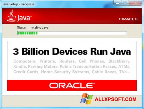 Снимак заслона Java Runtime Environment Windows XP