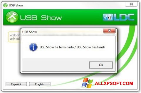Снимак заслона USB Show Windows XP