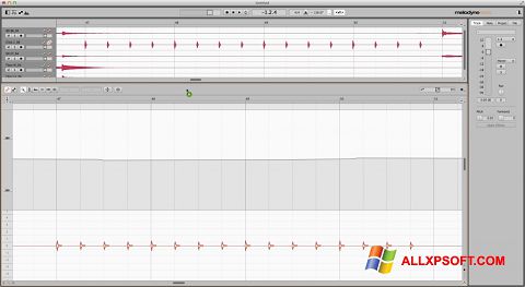 Снимак заслона Melodyne Windows XP