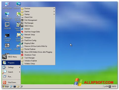 Снимак заслона Hirens Boot CD Windows XP