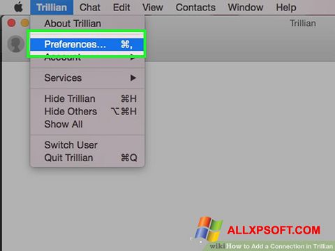 Снимак заслона Trillian Windows XP