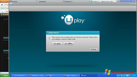 Снимак заслона Uplay Windows XP