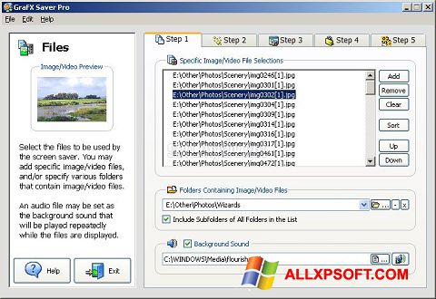 Снимак заслона VideoSaver Windows XP