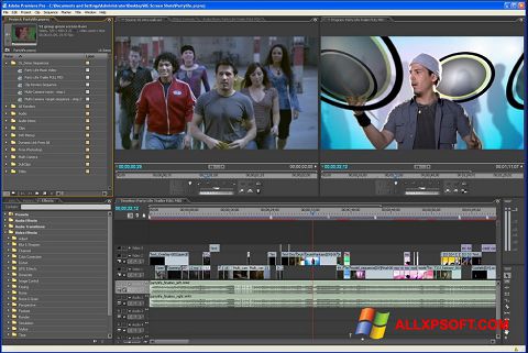 Снимак заслона Adobe Premiere Pro Windows XP