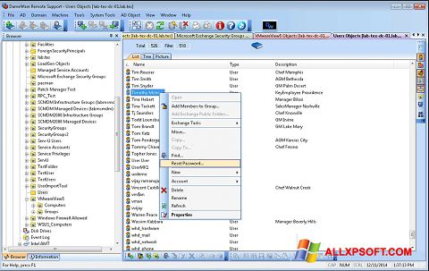 Снимак заслона Remote Administration Tool Windows XP
