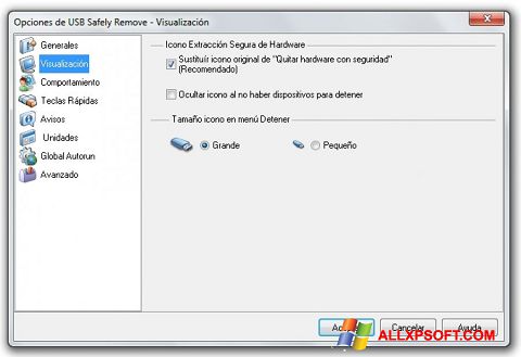 Снимак заслона USB Safely Remove Windows XP
