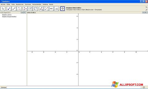 Снимак заслона GeoGebra Windows XP