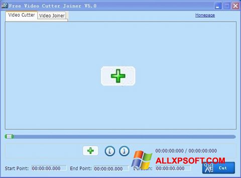 Снимак заслона Free Video Cutter Windows XP