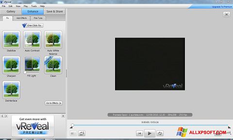 Снимак заслона vReveal Windows XP