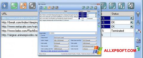 Снимак заслона VideoGet Windows XP