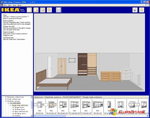 Снимак заслона IKEA Home Planner Windows XP