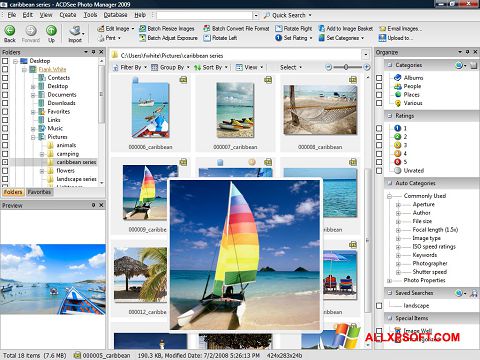 Снимак заслона ACDSee Photo Manager Windows XP