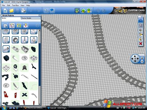 Снимак заслона LEGO Digital Designer Windows XP