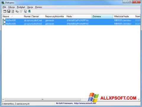 Снимак заслона Dialupass Windows XP