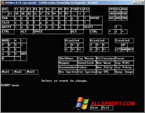 Снимак заслона DOSBox Windows XP