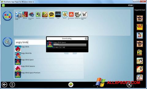 Снимак заслона BlueStacks Windows XP