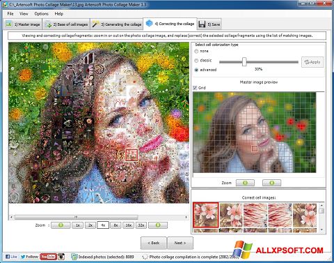 Снимак заслона Photo Collage Windows XP