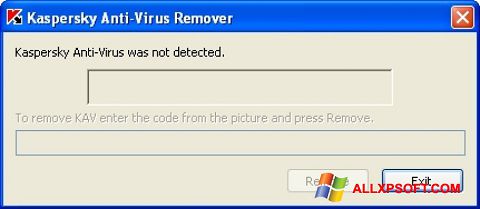 Снимак заслона KAVremover Windows XP