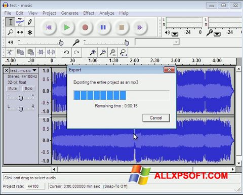 Снимак заслона Lame MP3 Encoder Windows XP