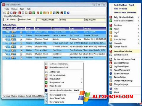 Снимак заслона Auto ShutDown Windows XP